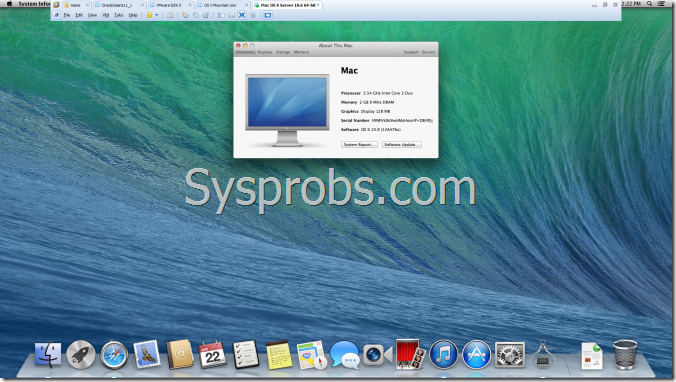 Os X 10.9 For Vmware